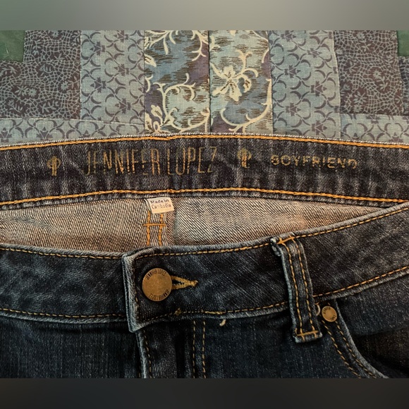 Jennifer Lopez Boyfriend Jeans Women's Size 14 - Picture 5 of 7